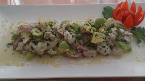 Ceviche de corvina