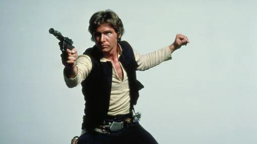 Han Solo con su blaster DL-44