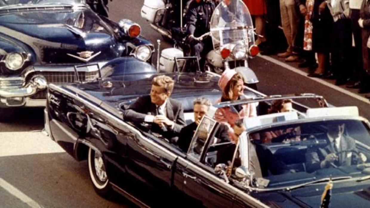 El presidente Kennedy en Dallas (Texas) el día que fue asesinado