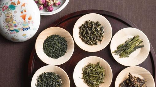 La cocina del té del restaurante Sazenka