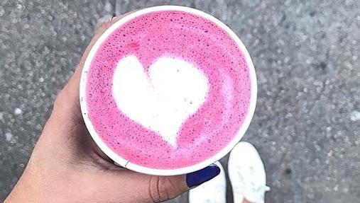 Pink Latte para llevar