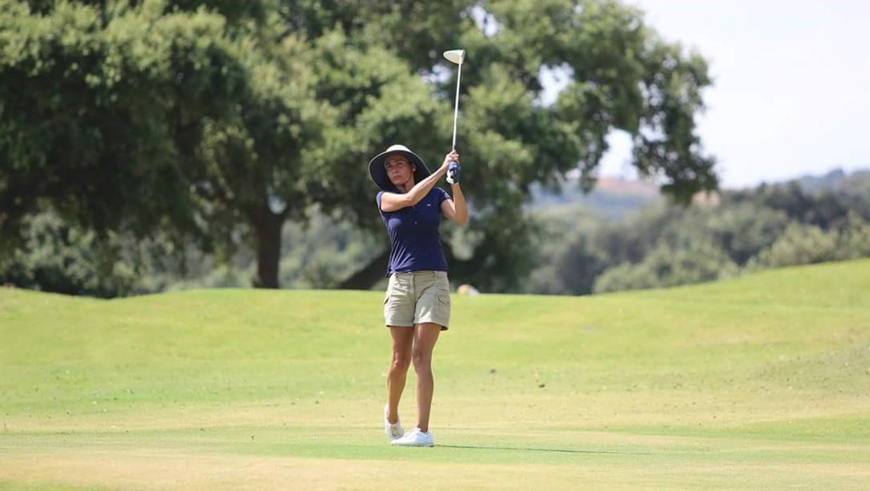 La modelo Inés Sastre durante su participación en el torneo
