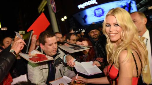 A la modelo le encantan los arácnidos