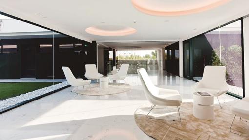 Una de las zonas de descanso del centro SHA Wellnes Clinic de Alicante