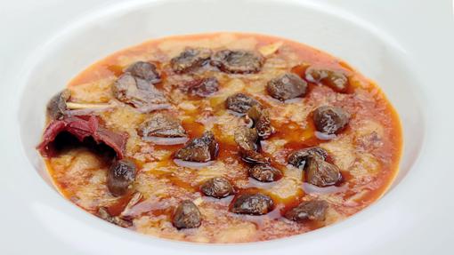 La Sopa de ajo con senderuelas de La Despensa de Etxanobe