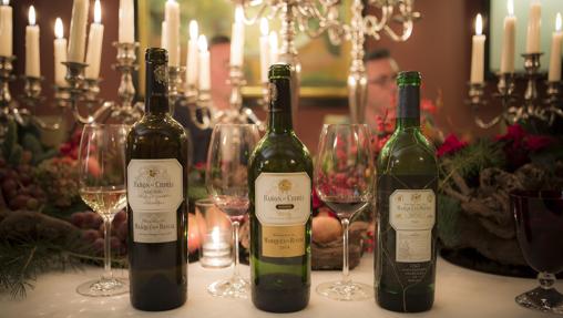 Distintas botellas de Marqués de Riscal