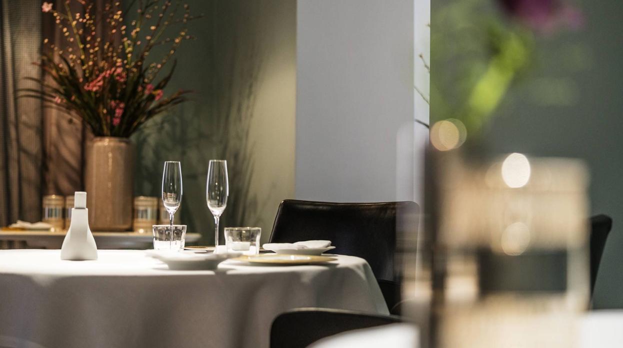 Salón del restaurante Osteria Francescana de Massimo Bottura