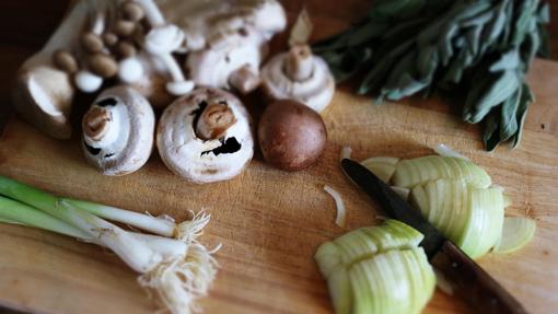 Las setas son sabrosas y muy ligeras