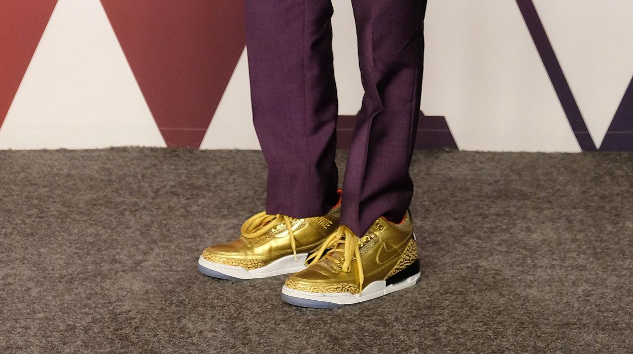 Las zapatillas Nike Air Jordan doradas de Spike Lee