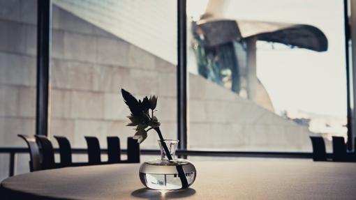 La sala de Nerua, ubicado en el Museo Guggenheim de Bilbao