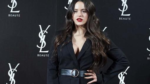 Rosalía durante uno de los actos de presentación de YSL