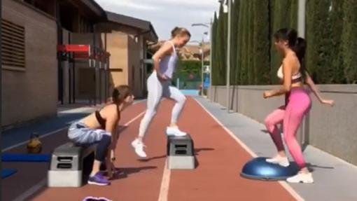 Georgina Rodríguez junto a amigas