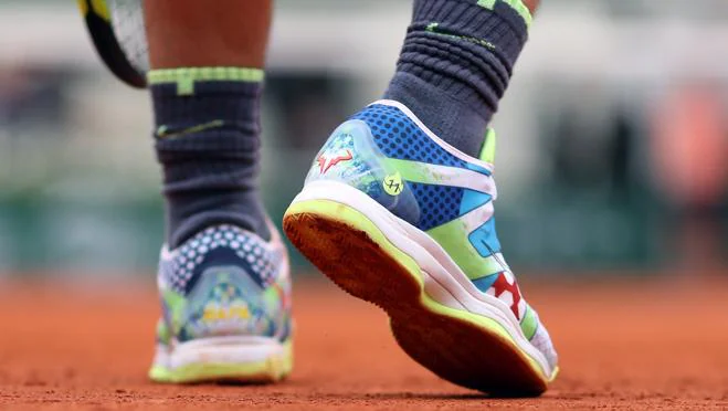 colchón Nuclear exilio Las zapatillas con las que Rafa Nadal ganó la final de Roland Garros