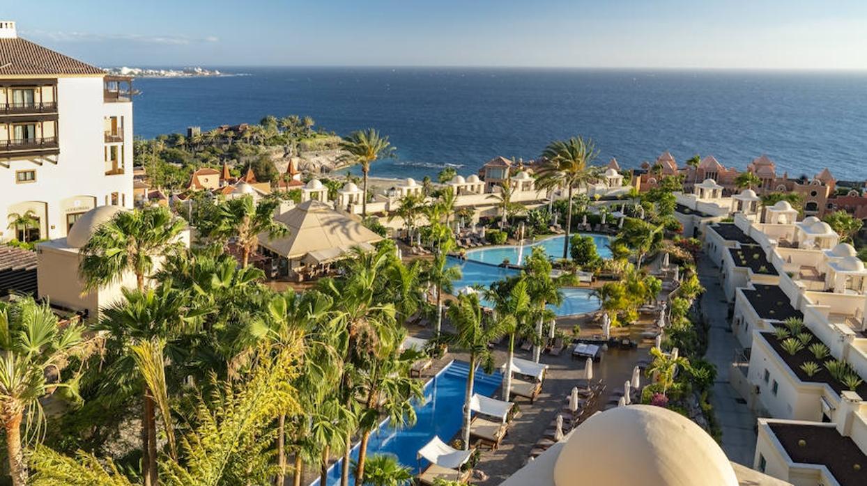 Vistas desde el hotel Vincci La Plantación Sur, en Costa Adeje, Tenerife.