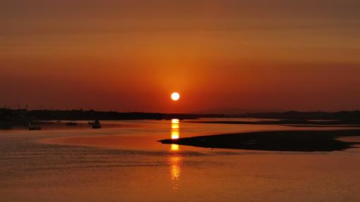 Anochecer en Faro