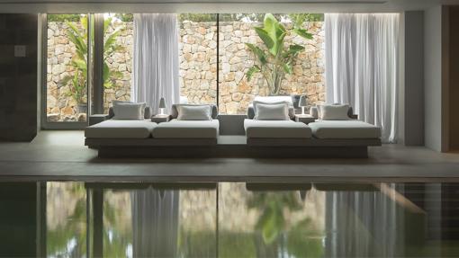 Zona de descanso del Spa Revival by Clarins