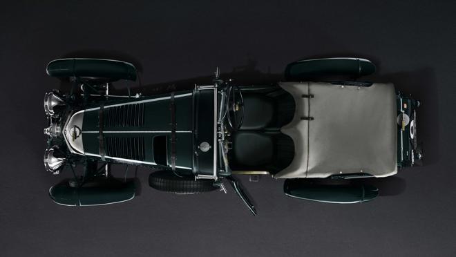 Visión aérea del Bentley Blower de 1929