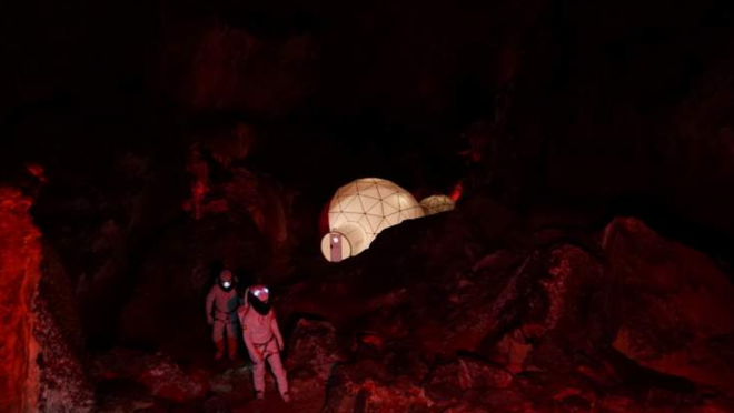 La experiencia simula la vida en Marte