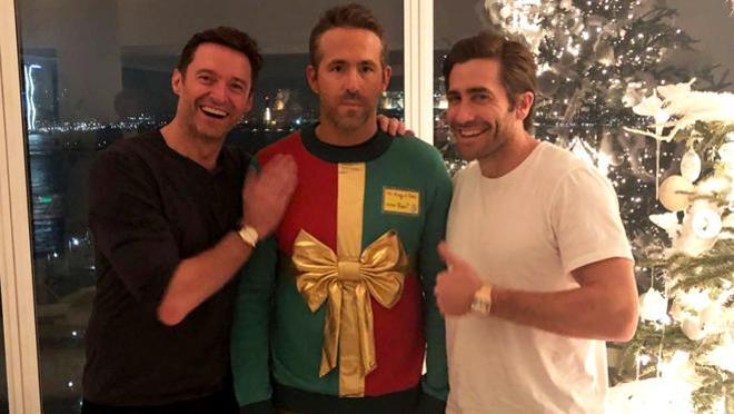 El pasado año Ryan Reynolds en la fiesta de reunión de‘Ugly Swaters’