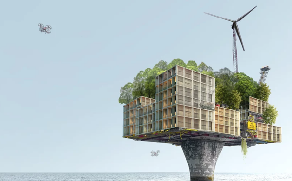 Estas viviendas serían totalmente sostenibles