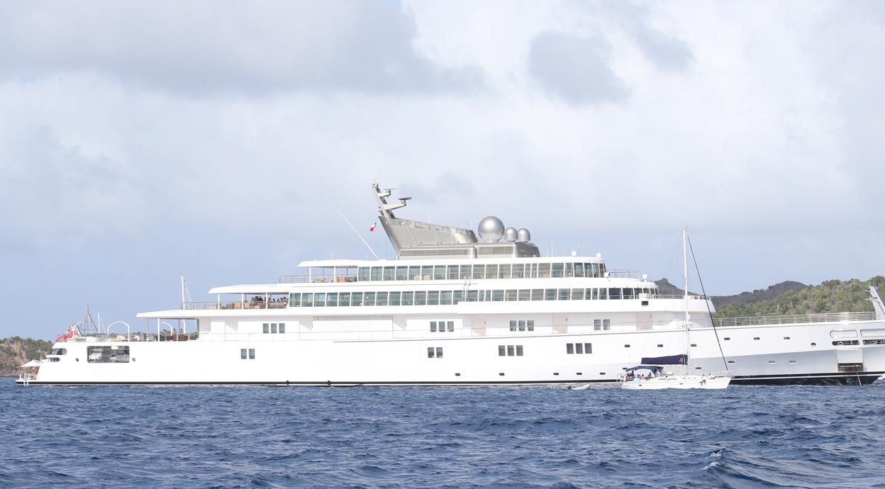 El yate "Rising Sun" es el sexto más grande del mundo