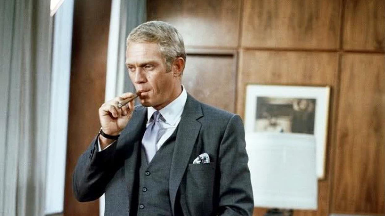 Steve McQueen en la película "The Tomas Crown affair"