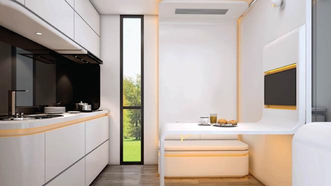 Zona de comedor y salón