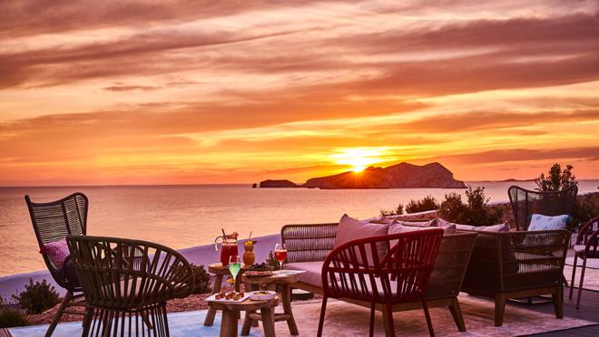 Atardecer en el restaurante Cone Club