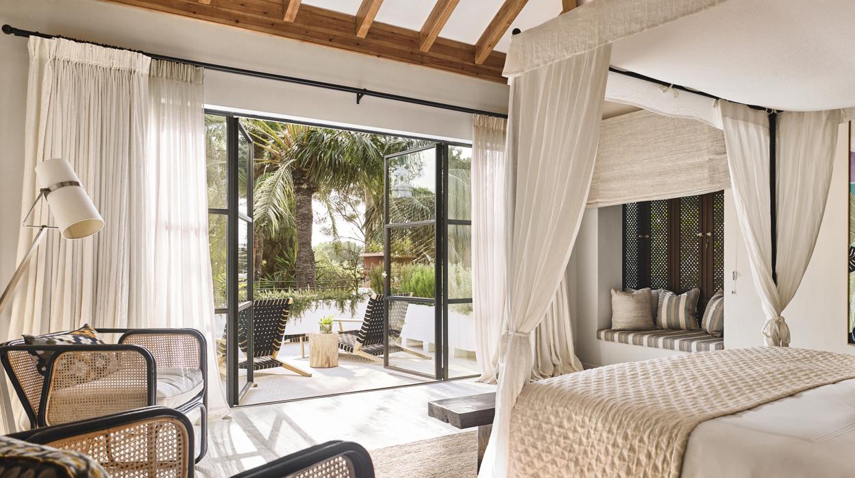 Interior de una de las villas de Marbella Club Hotel