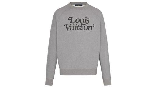 Sudadera gris con logo, de Louis Vuitton (750€)