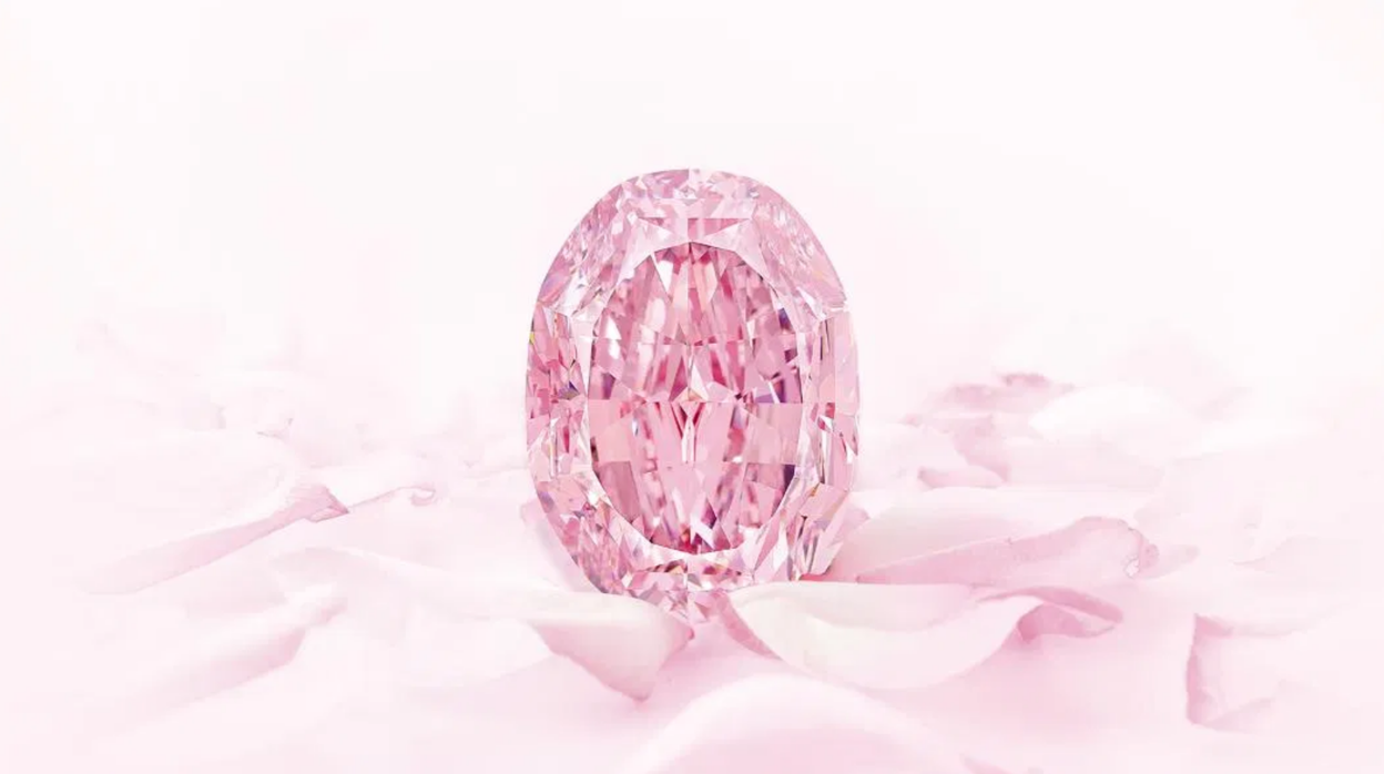 Así es el diamante rosa que subastará Sotheby's en noviembre