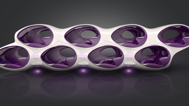 Su estructura con forma de panal de abeja permite aumentar la capacidad hasta en un 30% más