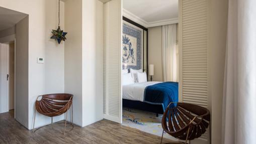 Una de las habitaciones del hotel