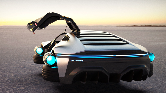 El DeLorean de Ángel Guerra también podría volar gracias a sus propulsores