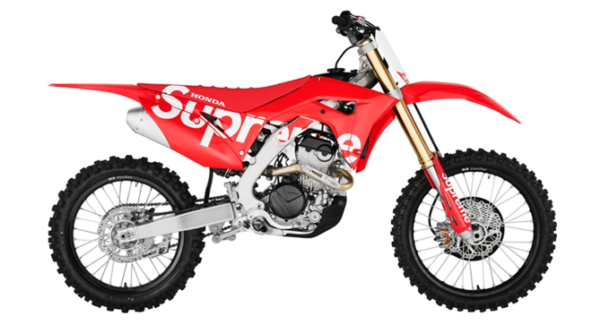 Imagen de la moto de Supreme subastada por Christie's