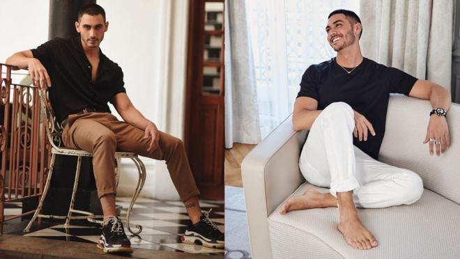 El actor posee un estilo fresco y elegante