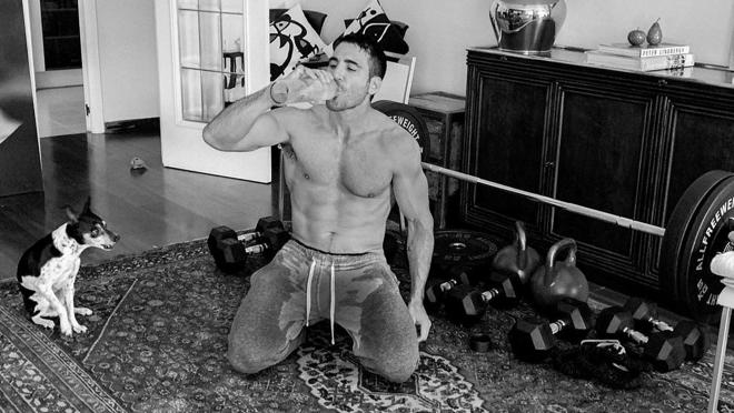 Durante la cuarentena no descuidó su rutina en casa