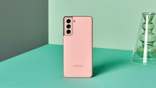 Samsung Galaxy S21+ 5G en color rosa. Precio: 1.259€