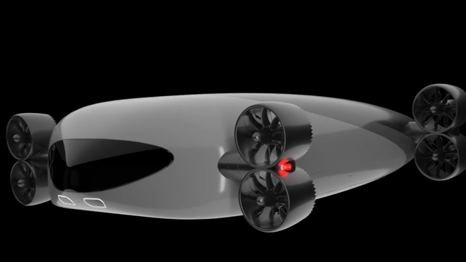 Se espera que este minbús aéreo sea sostenible y se fabrique con un compuesto impreso en 3D