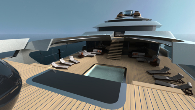 En su zona exterior está su club de playa y hasta dos helipuertos