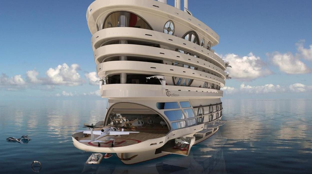 Todo lo que tienes que saber de este increíble galeón de 160 metros de eslora