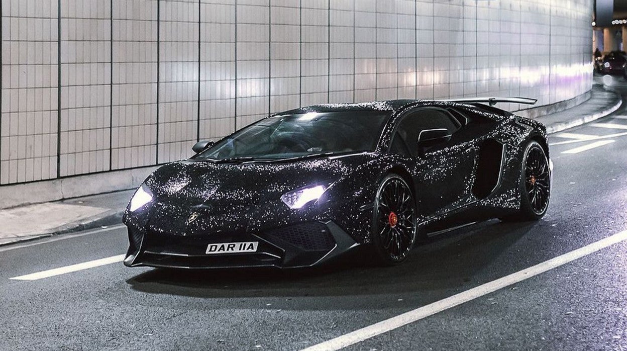 Así es el Lamborghini Aventador cubierto con 2 millones de cristales  Swarovski