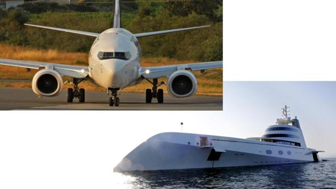 El magnate posee otros jets privados y yates