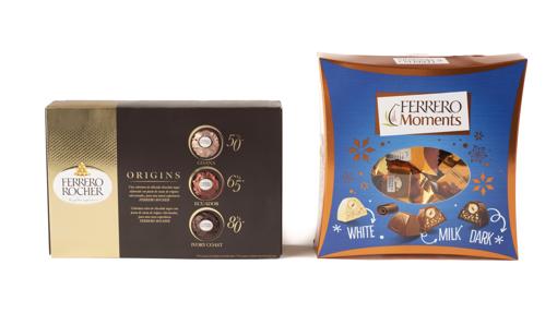 Ferrero Rocher Origins y Ferrero Moments, las dos novedades de la temporada