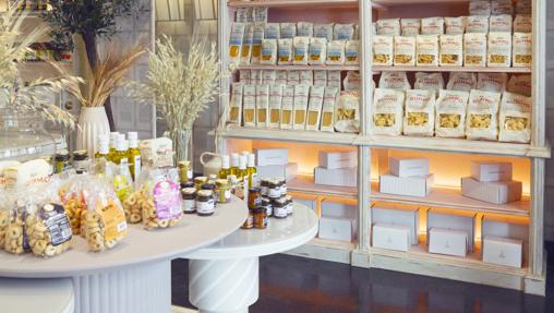 Uno de los espacios de Laboratorio de Pastas en Madrid