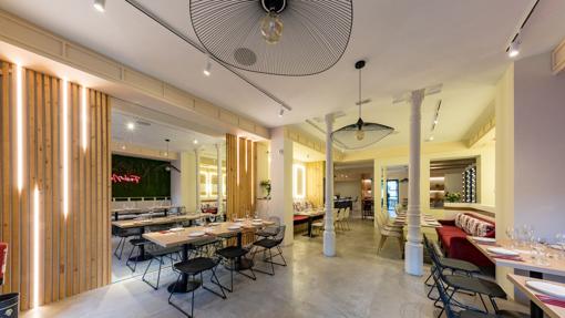 Vista del interior del restaurante Zest Almagro