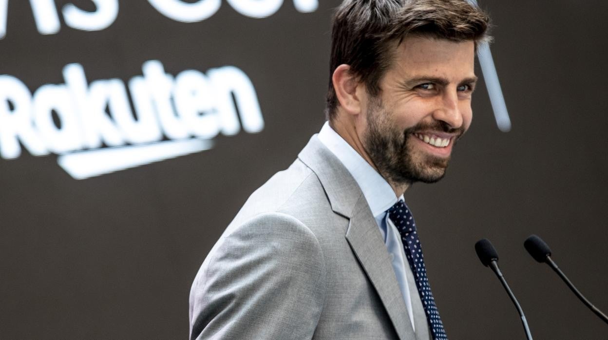 Gerard Piqué durate un acto de la Copa Davis celebrado en Madrid