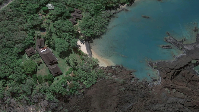 Este finca es una única que tiene playa privada de la zona