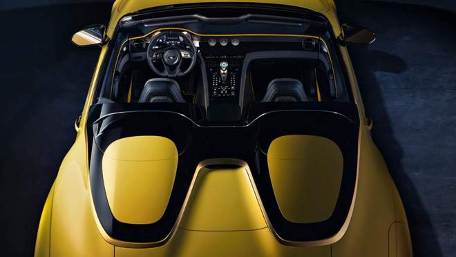 Este descapotable se basa en el modelo EXP 100 GT