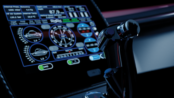 El interior viene con el innovador controlador SHARC